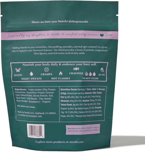 Image of Hormone Balance Protein Powder and Fiber Blend, Vanilla, 28 Servings | A protein powder blending pea and brown rice protein that may support hormone balance and ease PMS, your period and menopause