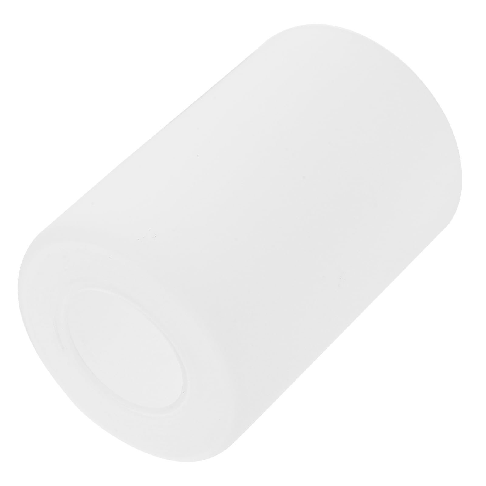 Paralume Cilindrico in Vetro Latteo Ricambio per Lampada Soffitto Attacco E27 Dimensioni 90X130 MM per Camera e Hotel Design Moderno e Superficie Liscia