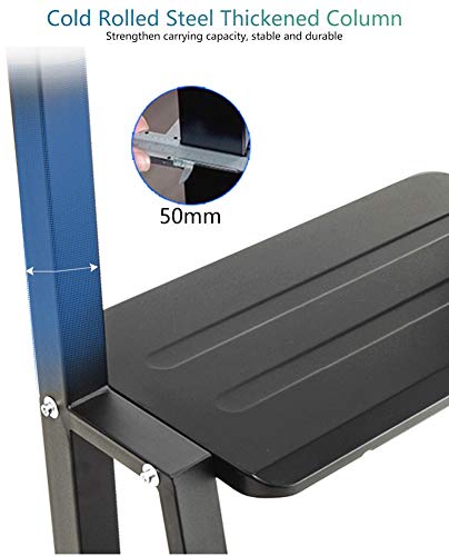 Soporte móvil para TV para pantallas planas 55 a 75 pulgadas miniatura 4