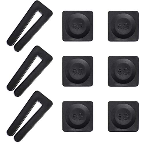 Canomo 3 Set Deckenventilatorblätter Balancing-Kit beinhaltet 3 Stück Kunststoff Balancing-Clips und 6 Stück selbstklebende 5G Balancing-Gewichte Cover
