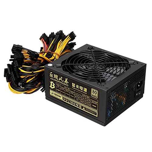 Alimentation 1800W pour minage GPU 80+ Platine ATX 180-240V alimentation PC