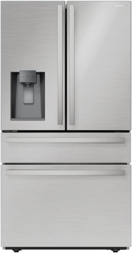 SHARP SJG2254FS Sharp French 4-Door Counter-Depth Refrigerator with Water Dispenser product image