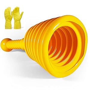 Free Flow Yellow Accordion Plunger Set