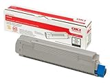 OKI Cartouche Remanufacturée de Haut Rendement Oki 43487712 Toner Cartouche Noire C8600 (6k)