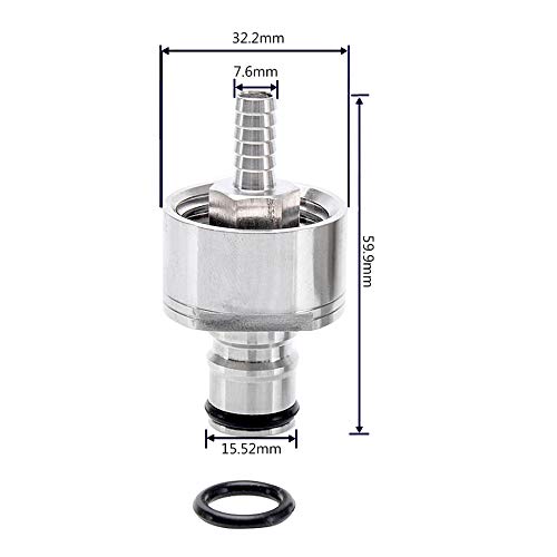 Stainless Carbonation Cap Homebrew Soft Drink Pet Bottle Filling Stainless Steel Carbonation/Line Cleaning #TOP2