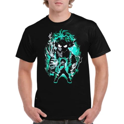 the Fan Tee Camiseta de Hombre My Hero Academia Deku Plus Ultra Boku no Hero Anime Manga 006 XL