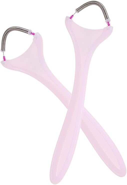 MINISO Manual Hair Remover System for Women for Eyebrow Face and Body (Pink) -2 Pack
