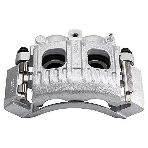 Image of TRQ Front Right Brake Caliper w /Bracket Passenger Side