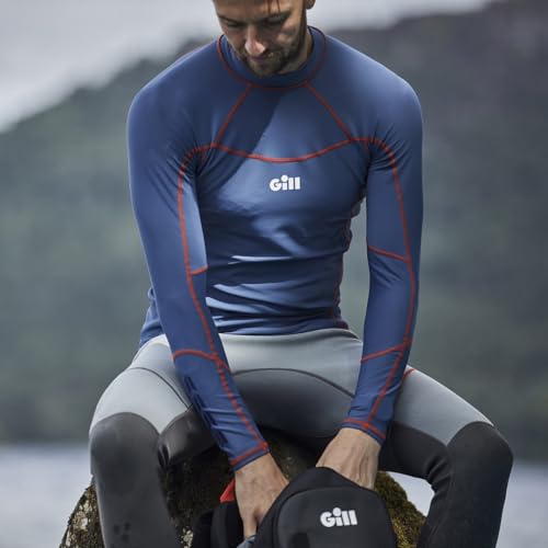 Gill Mens Long Sleeve Pro Rash Guard Shirt Vest 50+ UV Sun Protection for All Water Sports Surfing Paddle Board Kayaking4