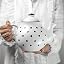 White and Black with Blue Polka Dots - 60oz (1,7L)