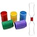 OBTANIM Tornado in A Bottle, 8 Pcs Tornado Tube Bottle Connector Cyclone Tube for Scientific Experiment (Random Color)