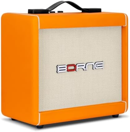 Amplificador Cubo Para Guitarra Borne F60 Laranja 15W Bivolt Auto...