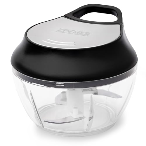 ZOLMER® Cortador de cebola, picadora manual com cabo como cortador de legumes, multitriturador com capacidade de 500 ml, picadora de cebola