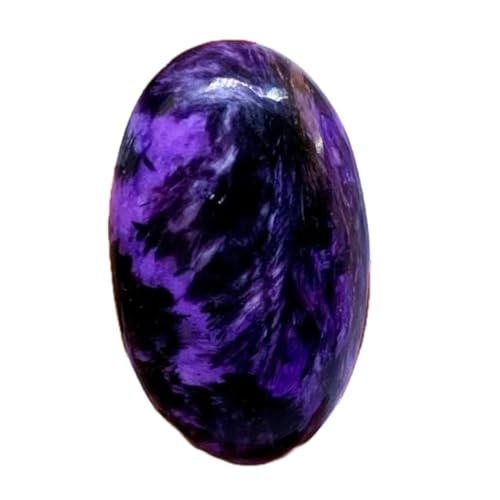 Charoite naturelle cabochon parfait pour créer un pendentif violet fait main