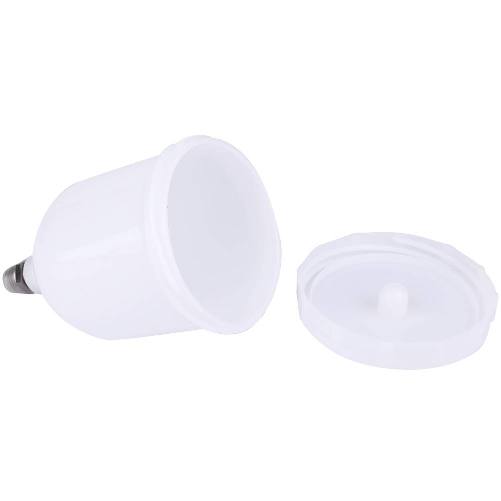 Devilbiss Pour GTI Cup Devilbiss Cup Plastique Blanc 600Ml Pistolet Pot Gravity Feed Plastique Peinture Tasse Pour D Evilbiss Pour GTI T Ekna Pro Pri Flg