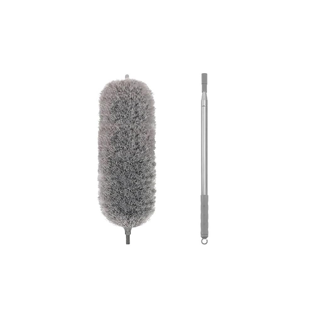 Bidaitong Microfiber Feathers Duster Extendable Duster with Extra Long Pole Bendable Head Long Handle Dusters for CleCeilinganing