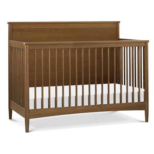 Image of Davinci Frem 4-in-1 Convertible Crib in Walnut, GREENGUARD Gold Certified