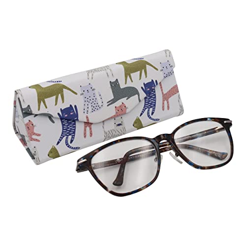 Image of Real Sic Glasses Case for Men and Women - Magnetic Folding Hard Shell Sunglass Holder - Inspired by Adorable Animals