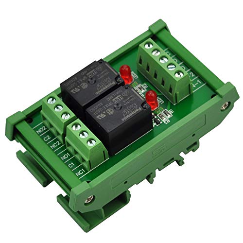 Electronics-Salon Dual Channel 12V DC Power Relay Module #TOP12
