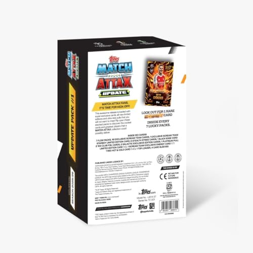Image of Topps UEFA Champions League Match Attax Update Collection 2025 Trading and Collectible Card Game (Scream Team Pack #1)