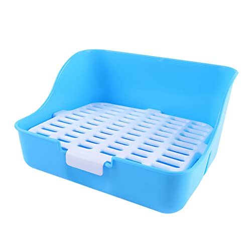 HOLIDYOYO Indoor Potty System for Dogs Puppy Pad Tray Pet Potty Trainer Pad for Puppy Litter Box Fence Color