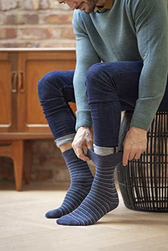 Chaussettes sans elastique contre les marques de serrage pour homme extra large - 2