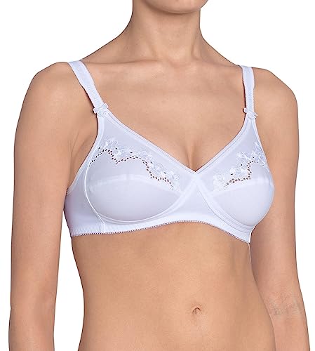 Triumph Donna Elasti Cross + Cotton N, Bra, White, 4B-image