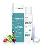 Hair Removal Spray Foam, Hair Removal Cream for Women and Men, Effective & Painless & Non-Irritating Hair Removal Spray, Inhibiting and Reduce Hair Growth Fresh Fragrance Depilatory Cream (1 Pack)