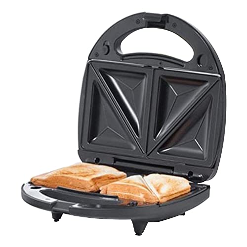 Image of Warmex 750 Watts Electric Countertop Sandwich Maker with Non-Stick Coating Plate | Dish Ready Indicators with Safety Lock Feature | Overheat Protection | Compact Storage & Simple to Clean