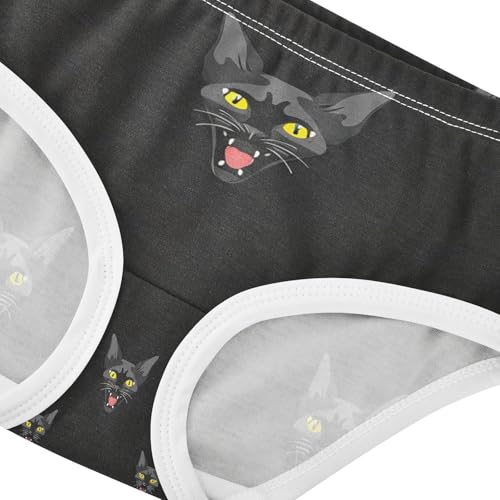 Black Cats Yellow Eyes Toddler Girls's Underwear 2T 202c11544