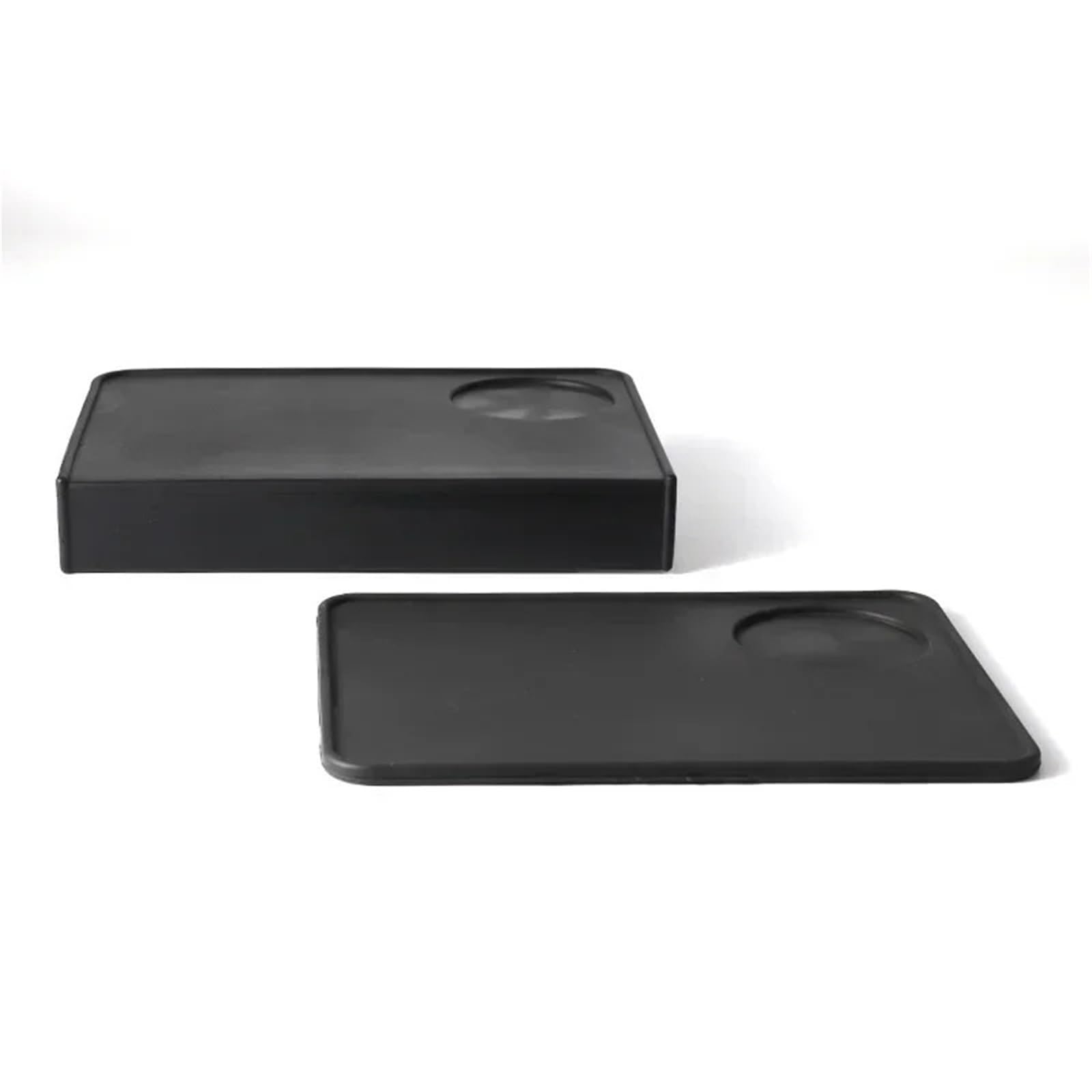 2 alfombrillas antideslizantes for café, herramientas de apisonamiento for barista, soporte for espresso, almohadilla esquina(Style A)