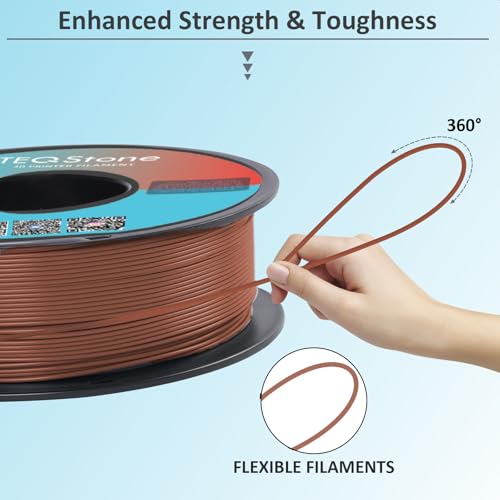 Image of PLA Filament 1.75mm Brown 1KG Perfectly Wound Accuracy + /-0.02mm PLA Basic 3D Printer Filament