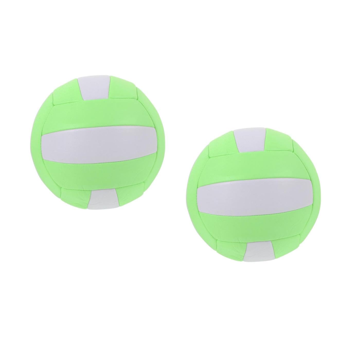UPKOCH de Voleibol Entrenamiento Interior Equipamiento Deportivo Color Verde Macaron y Blanco para Práctica y Duradero y Visible la