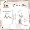 Gerrii 20 Sets Real Estate Agent Closing Gifts Sweet Home Keychains with Congratulations Card Bulk for House Buyers Housewarming Party Favors Key Chains Newlywed Couple Moving in Keepsake Supply #1