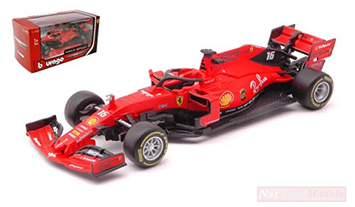 Burago BU36815L Ferrari SF90 Charles Leclerc 2019 N.16 Australian GP 1:43 Model