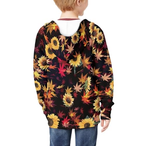 Hawapod 6-16 Years Boys Girls Zip Up Hoodies Winter Warm Sweatshirts Outerwear Pullover With Pockets4