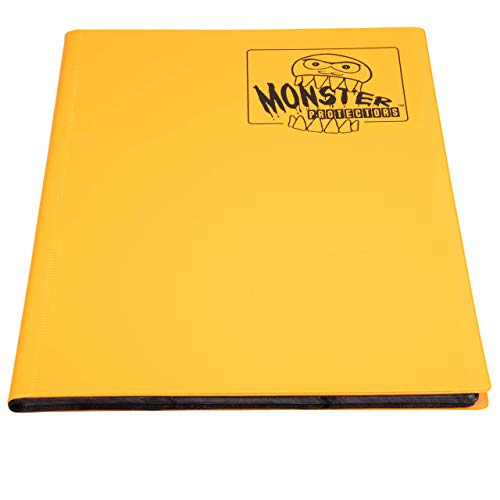 Monster Binder - 9 Pocket Matte Sunflower Orange Album - Holds 360 Yugioh, Magic, And Pokemon Cards #TOP2