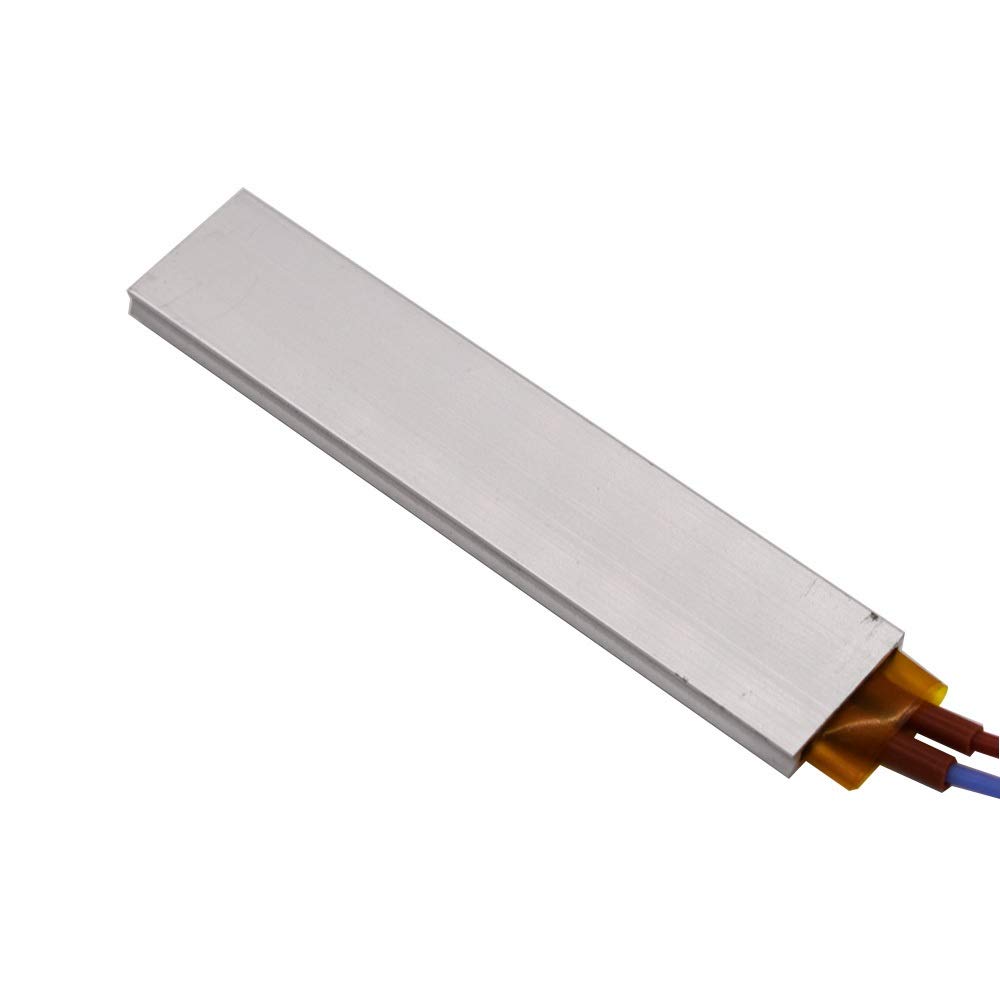 FMN-Box, 2 Stück, 100 x 21 x 5 mm, PTC-Heizelement 220 V, Heizkörperthermostat aus Aluminium, Keramik-Abdeckung (Farbe: 270 Grad, 150 W, Größe: 220 V)