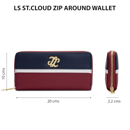 Image of Lavie Signature Women's St.Cloud Colourblock Zip Around Wallet | Gift for Women