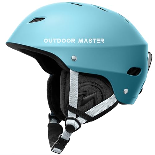 Image of OutdoorMaster Kelvin Ski Helmet - Snowboard Helmet for Men, Women & Youth (Mint Green,L) | Ski & Snowboard Use,Fits Men,Women & Youth,ASTM Certified Impact Protection,Adjustable Ventilation