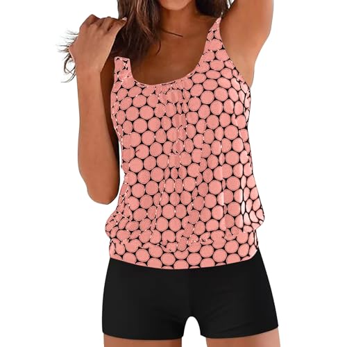 Cihdmfb Tankini Set Damen Bauchweg Zweiteilig Badeanzug Große...