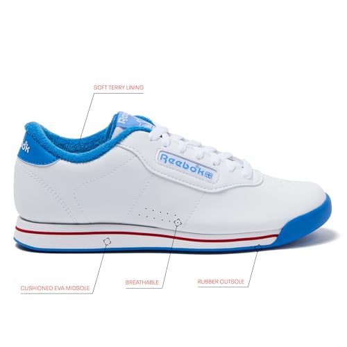 Image of Reebok Princess Sneakers for Women, Comfortable Walking or Tennis Womens Shoes