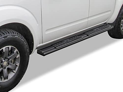 Estribos negros estilo OEM para Nissan Frontier Crew Cab miniatura 4