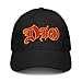 Dio- Embroidered Red Logo Adjustable Baseball Hat