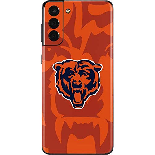 Skinit Decal Phone Skin Compatible with Samsung Galaxy S21 Plus 5G - Officially Licensed NFL Chicago Bears Double Vision Design