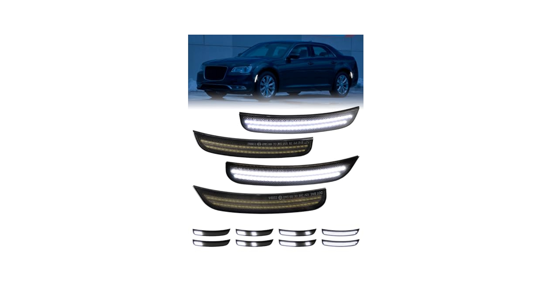 Amazon.com: Dynamic White LED Side Marker Light for Chrysler