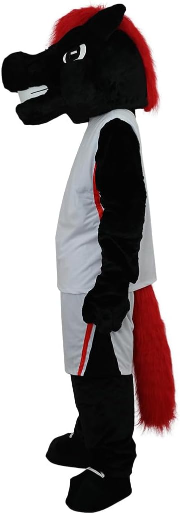 Dark Horse Mascot Costume Adult Cosplay