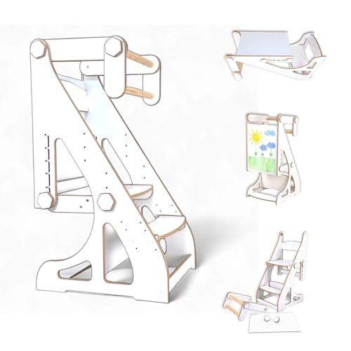 Torre Montessori 4 en 1 para niños: Torre