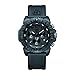 LUMINOX Chronograph Black Navy Seals Mens Watch XS.3081.BO.F 200 Meter Waterproof, Sapphire Crystal, Rubber Strap, A_na, Strap