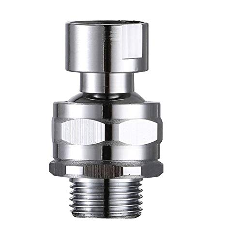 Shower Head Swivel Ball Adapter Brass Adjustable Shower Arm Connector Universal Showering…